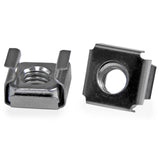 StarTech.com 50 Pkg M6 Cage Nuts for Server Rack Cabinet - Rack nuts (