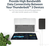 StarTech.com 6.6ft (2m) Passive Thunderbolt 3 Cable, 20Gbps, 100W PD