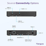 Station d'accueil vidéo double DisplayPort 4K USB-C Targus (DV4K) avec 65 W Po