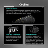 ASUS Dual GeForce RTX™ 5070 12 Go GDDR7 OC Edition (PCIe 5.0, 12 Go GDDR