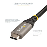 StarTech.com 3.3ft (1m) USB-C Cable, USB 10Gbps, 100W (5A) PD, 8K 60Hz