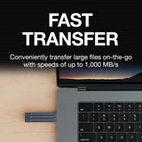 Seagate Ultra Compact SSD 2TB External Solid State Drive - USB-C, spee
