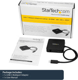 StarTech.com USB C Multiport Adapter - Portable USB-C Mini Dock 4K HDM