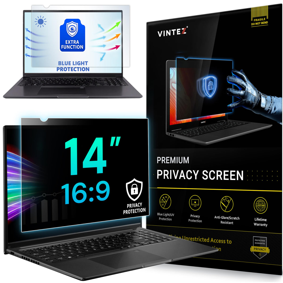 14in Laptop Privacy Screen