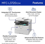 Brother MFCL3720CDW Color All-in-One Printer