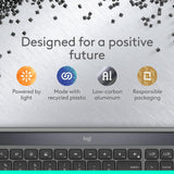 Logitech Signature Slim Solar+ Clavier sans fil Bluetooth K980 - Gris
