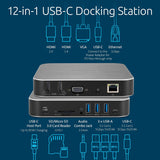 Station d'accueil Kensington AD220S3 USB-C, vidéo 4K triple, alimentation 85W
