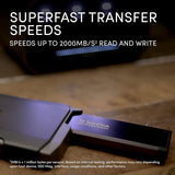 SanDisk Professional 1TB PRO-Blade Transport - disque NVMe portable et modulaire