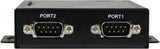 StarTech.com 2 Port Serial-to-IP Ethernet Device Server, RS232, Metal