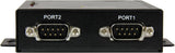 StarTech.com 2 Port Serial-to-IP Ethernet Device Server, RS232, Metal