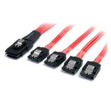 StarTech.com SAS8087S4100 1m Serial Attached SCSI SAS Cable, SFF-8087