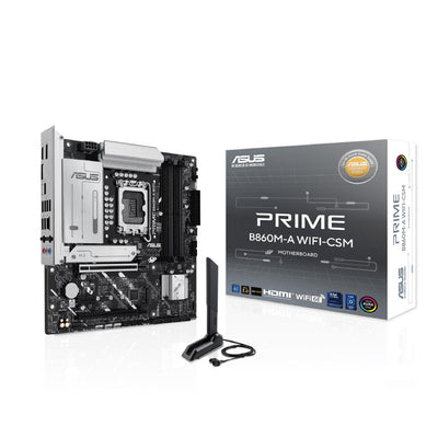 ASUS Prime B860M-A WiFi-CSM B860 LGA 1851 mATX Motherboard, Intel® Cor