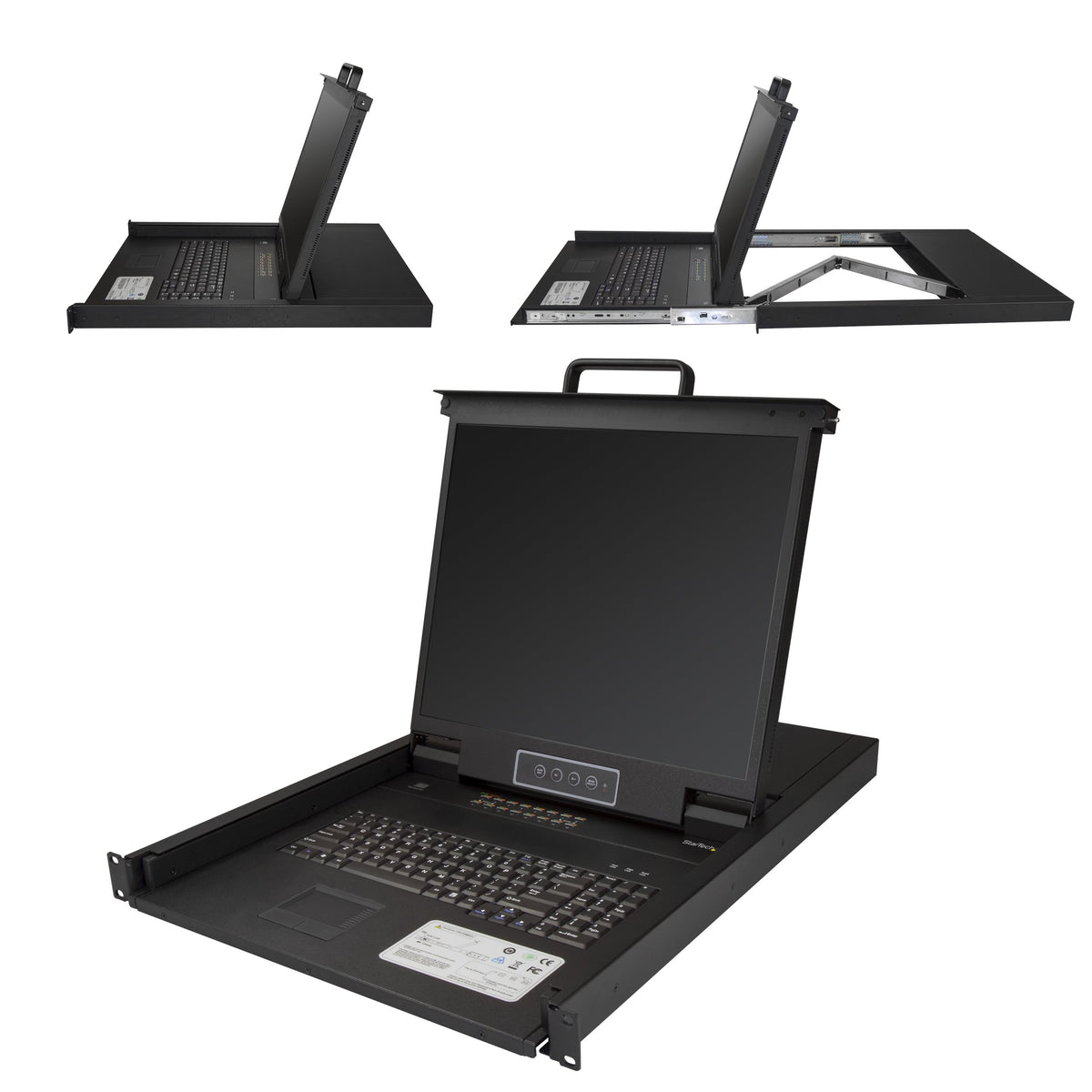StarTech.com 16 Port Rackmount KVM Console w/ 6ft Cables - Integrated
