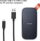 SanDisk 2TB Portable SSD - Up to 800MB/s, USB-C, USB 3.2 Gen 2, Update