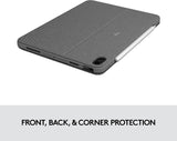 Logitech Combo Touch iPad Air (4th, 5th gen - 2020, 2022) Keyboard Cas