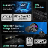 ASUS ROG Strix 1000W Platinum (Fully Modular Power Supply, 80 Plus Pla