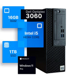 Ordinateur de bureau Dell Optiplex 3060 | Intel i5-8500 (3.2) | 16 Go DDR4