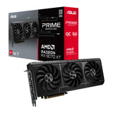 ASUS Prime Radeon™ RX 9070 XT OC Edition Graphics Card (PCIe 5.0, HDMI