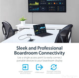 StarTech.com Conference Table Connectivity Pop up Box with AV and Data