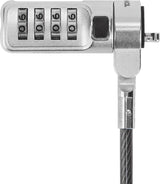 Targus DEFCON Trapezoid Serialized Combo Cable Lock for Laptop Compute