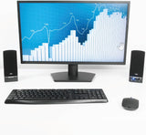 Cyber Acoustics CA-2014 Computer Speakers, Full Stereo Sound, Convenie