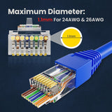 CAT5E RJ45 MODULAR PLUG CONNECTOR 50 PKG