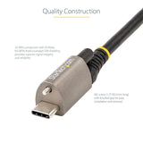 StarTech.com 3ft (1m) Top Screw Locking USB C Cable 10Gbps - USB 3.2 G