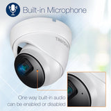 Caméra tourelle réseau PoE IR fixe intérieur extérieur 5MP H.265 TRENDnet,