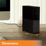Western Digital 6TB My Book Desktop External Hard Drive-USB 3.0-WDBBGB