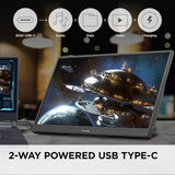 ViewSonic VX1754 17 Inch 1080p IPS Portable Gaming Monitor with 144Hz