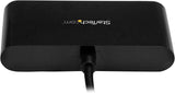 STARTECH USB C Hub 4 Port, USB-C to 4 x USB-A, Powered USB Hub, USB 2.