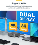 StarTech.com 3ft (1m) Thunderbolt 5 Cable, 80Gbps/120Gbps, 240W PD, 8K