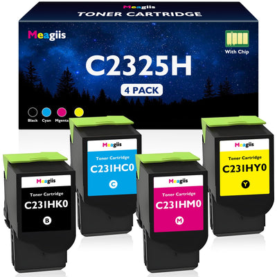 C2325H Toner Cartridges, Extra High Yield Replacement for Lexmark C231