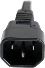 StarTech.com 3ft (1m) Heavy Duty Extension Cord, IEC 320 C14 To IEC 32