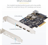 StarTech.com 5-Port USB PCIe Card, USB 3.2 10Gbps, PCI Express Card wi