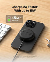Belkin Coussin de Recharge sans Fil Magnétique 15W avec Support Pop-Up