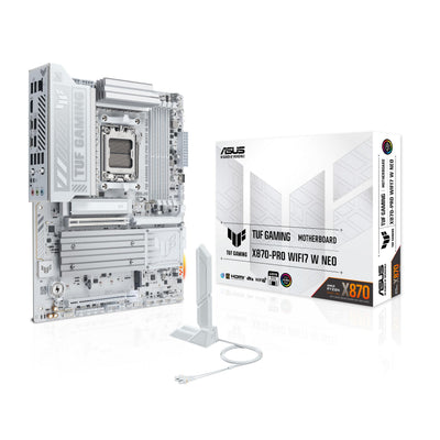 ASUS TUF Gaming X870-PRO WIFI7 W NEO AMD ATX Motherboard, 16+2+1 Power