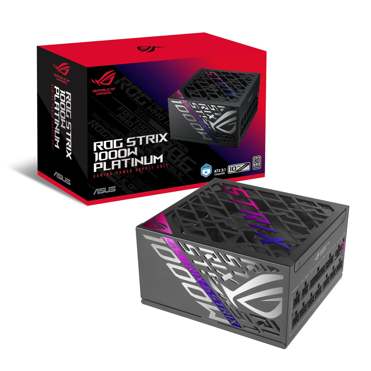 ASUS ROG Strix 1000W Platinum (Fully Modular Power Supply, 80 Plus Pla