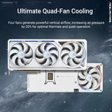 ASUS ROG Astral GeForce RTX™ 5080 16GB GDDR7 White OC Edition - Quad-F