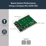 StarTech.com M.2 SSD to 2.5in SATA Adapter Converter with Open Frame H