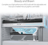 ASUS ROG Herculx Graphics Card Holder White Edition (Tool-Free Design,