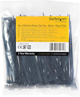 Startech CV200K 1000PK 8IN Nylon Cable Tie Wrap