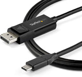 StarTech.com 3ft (1m) USB C to DisplayPort 1.4 Cable, 8K 60Hz, Bidirec