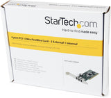 StarTech.com PCI1394MP 4-Port PCI 1394a FireWire Adapter Card, 3 Exter