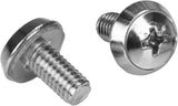 Startech.Com 100 Pkg M6 Mounting Screws and Cage Nuts for Server Rack
