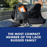 LaCie (LAC9000633) Rugged Mini 4TB External Hard Drive Portable HDD –