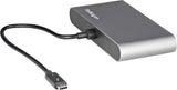 StarTech.com Dual-Monitor Thunderbolt Mini Dock, 4K 60Hz HDMI, Driverl