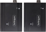 StarTech.com DisplayPort KVM Extender Over Fiber Optic, 4K 60Hz, Conso
