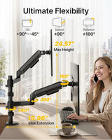 Support pour deux écrans avec ports USB et audio Startech ARMSLIMDUO