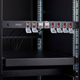 StarTech.com 8-Outlet Horizontal Rack Mount PDU, 1U Power Strip, Outle